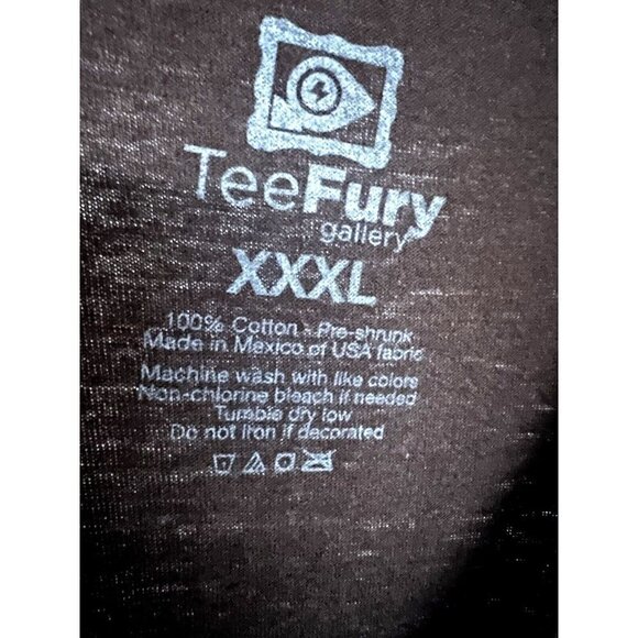 Teefury Gallery 11 Doctor Who Tarnis Jack Card Limited Graphic Brown T-Shirt 3XL - Picture 4 of 4